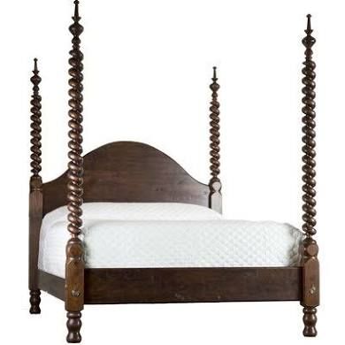Barley Solid Wood Four Poster Standard Bed Queen