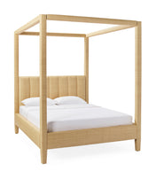 Load image into Gallery viewer, Natural Raffia - Franklin Four Poster Bed Queen
