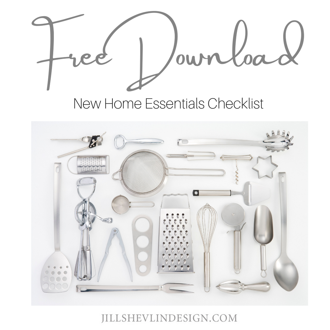 FREE - New Home Essentials Check List