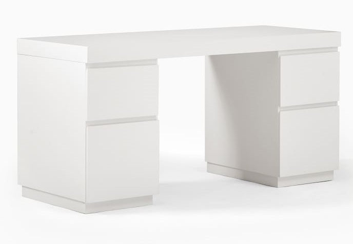 Parsons 2 File Cabinets & Desk Set