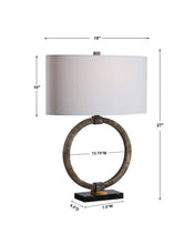 Load image into Gallery viewer, Relic Table Lamp in Antique Gold and Dark Bronze
