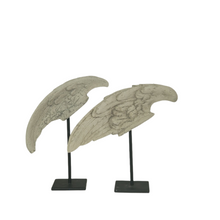 Load image into Gallery viewer, Concrete Deconstructed Angel Wing on Stand SO2
