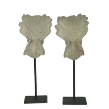 Load image into Gallery viewer, Concrete Rooster Tail on Stand Set of 2
