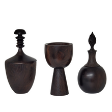 Load image into Gallery viewer, Ebony Vessels Set of 3
