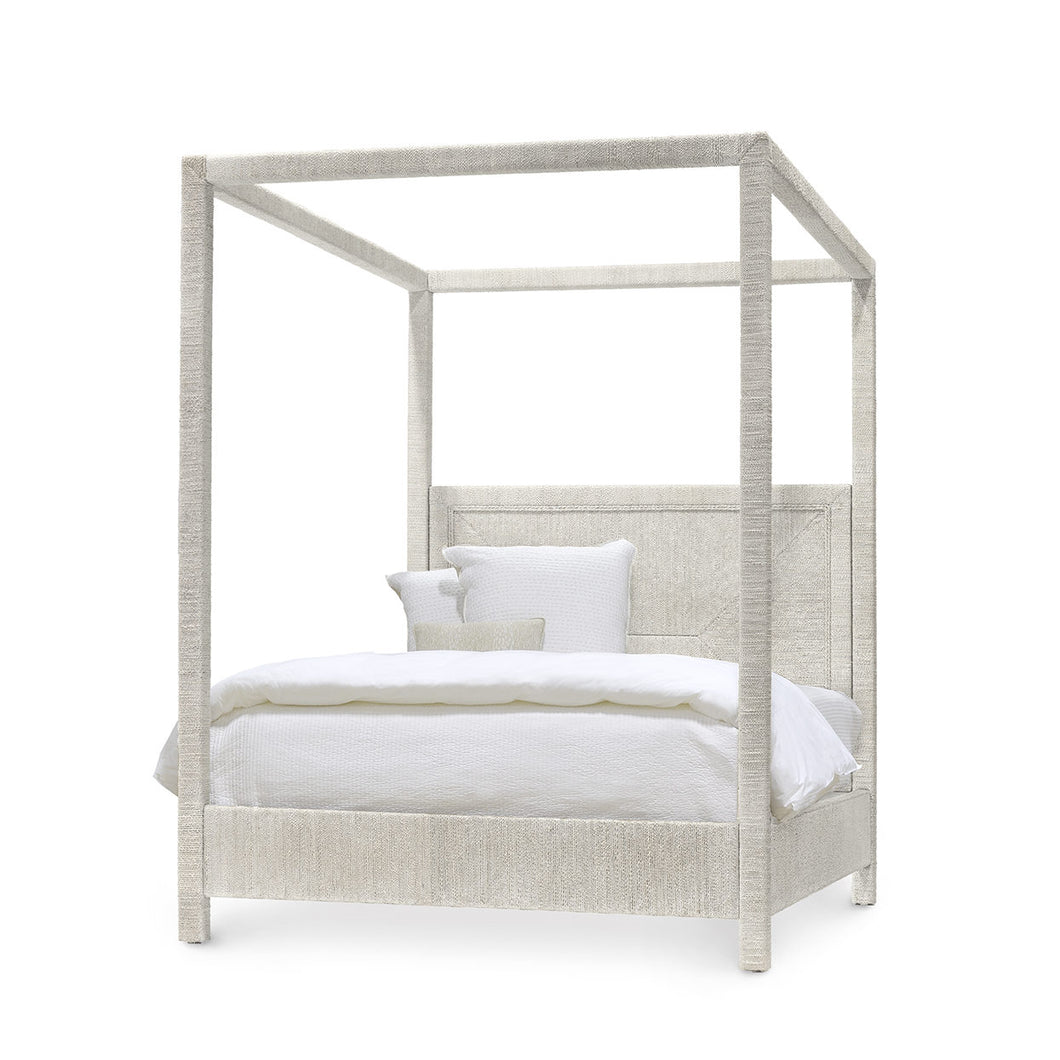 Woodside Canopy Bed Queen White