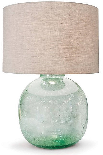 Seeded Recycled Glass Table Lamp by Regina Andrew