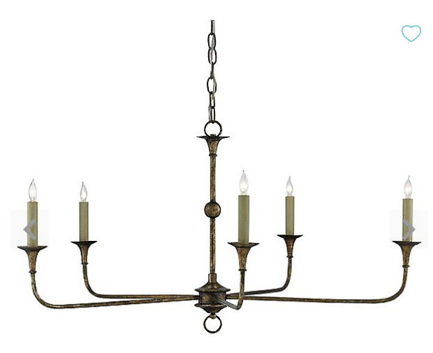 Nottaway Chandelier by Currey & Company