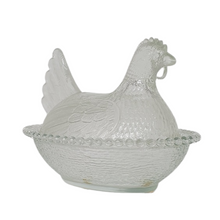 Load image into Gallery viewer, Vintage Glass Hen Lidded Dish
